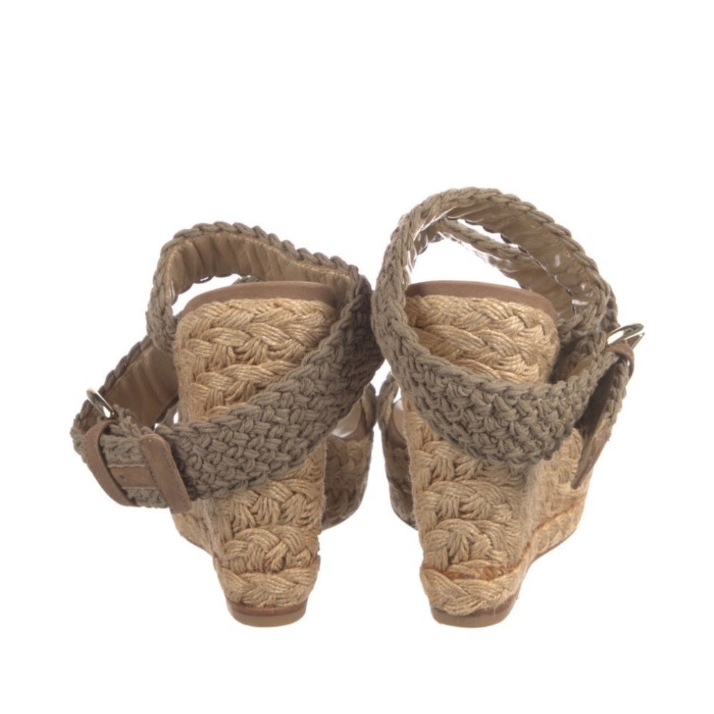 Stuart Weitzman Platform Espadrilles Sandals Size… - image 3
